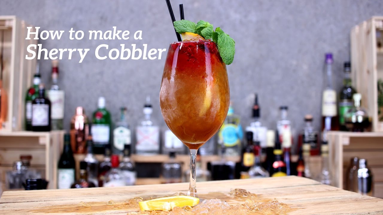 Sherry Cobbler Cocktail Recipe - AMAZING!!