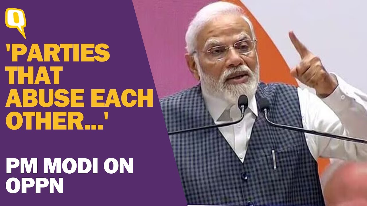 PM Modi Attacks 'INDIA' Coalition: 'Opposition's Only Goal is To Insult Us | The Quint