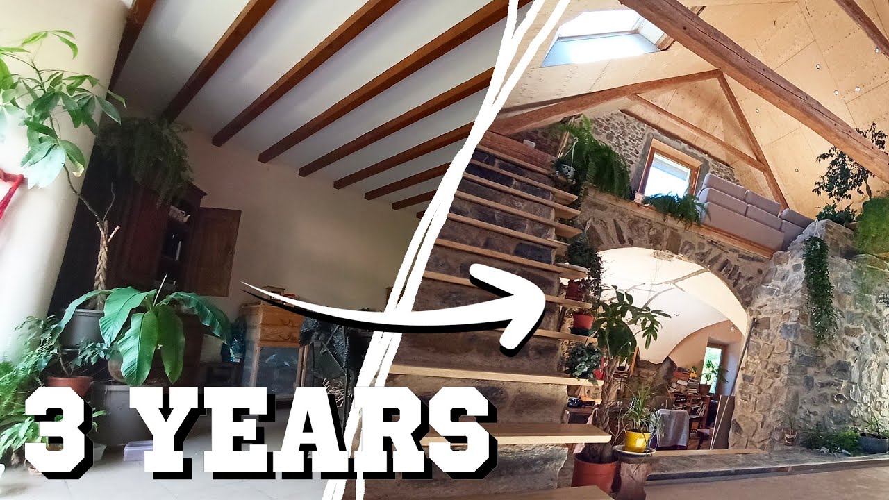 TIME LAPSE 3 ANS TRAVAUX : ÉNORME TRANSFORMATION ! // La Grange en Rénovation