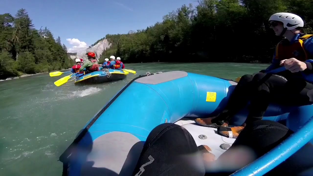 River-Rafting-Abenteuer in der Rheinschlucht
