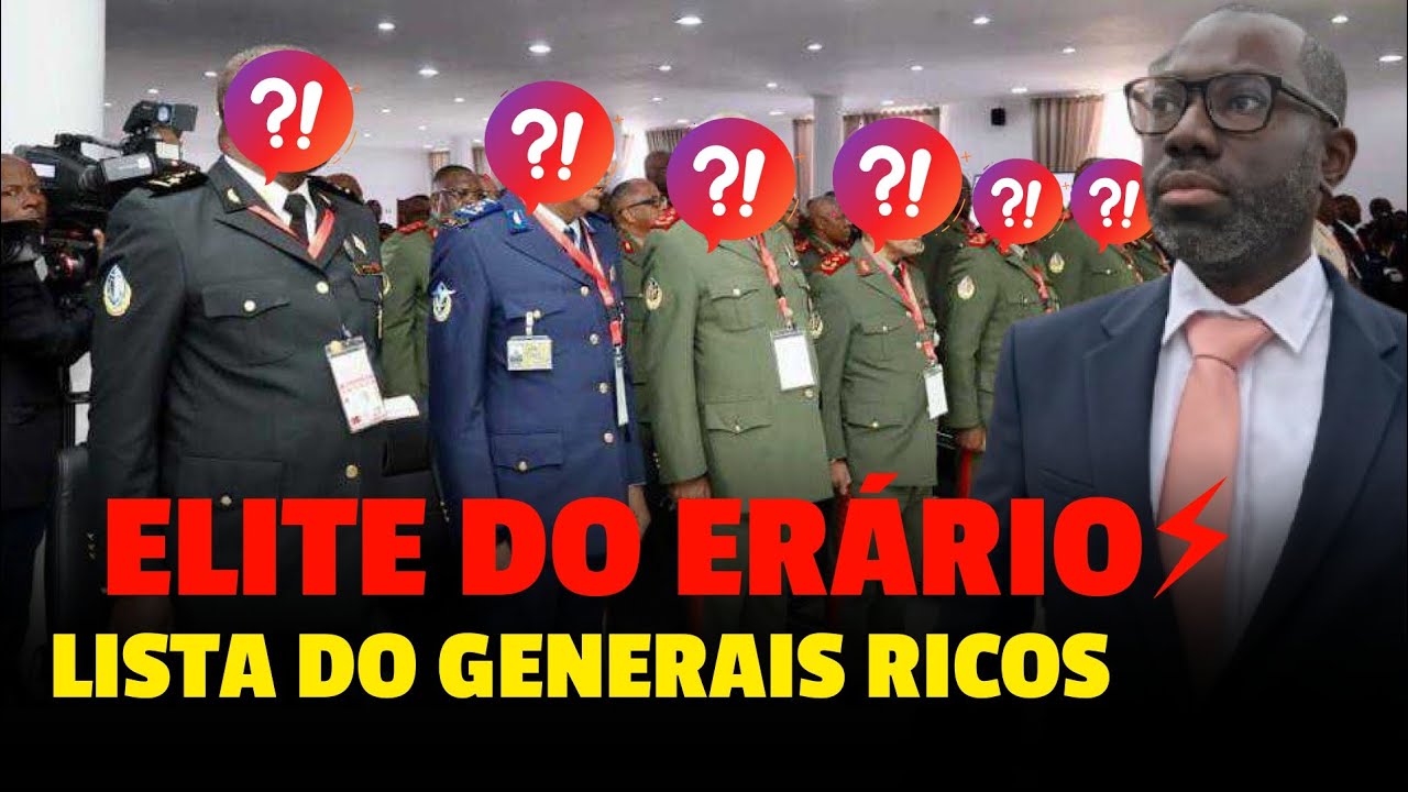 José Gama expõe generais que enriqueceram durante a guerra