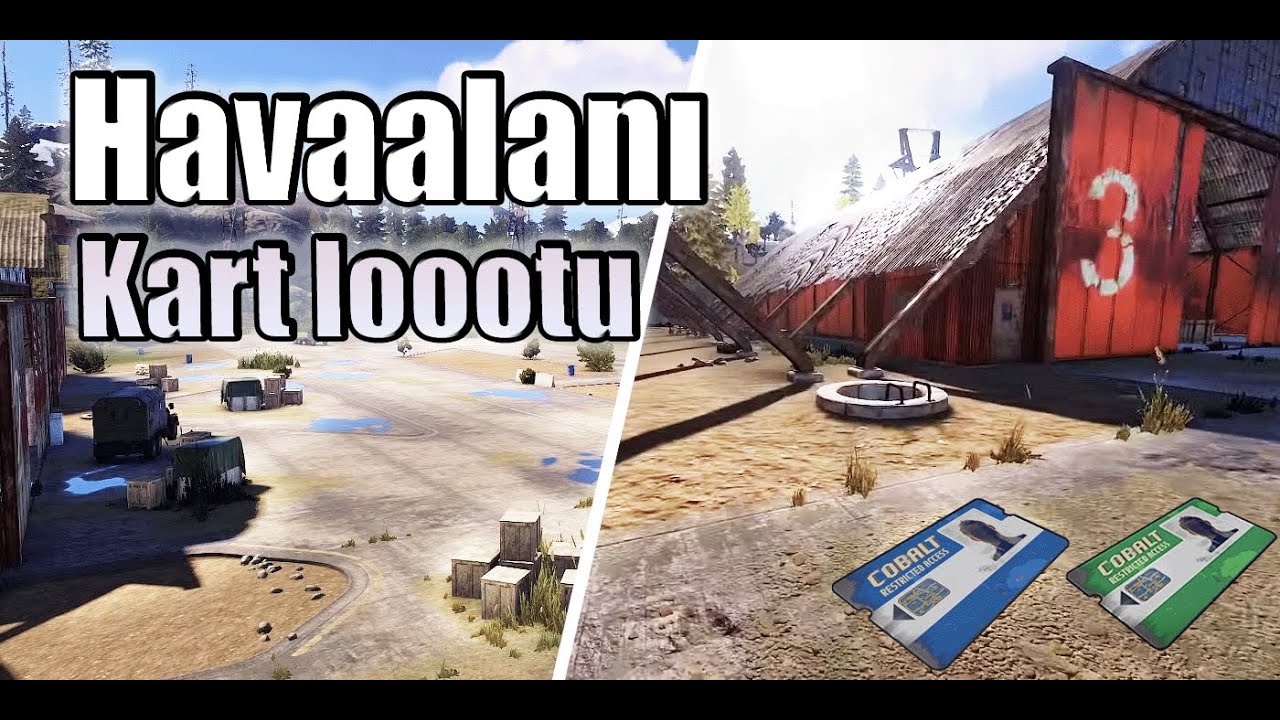 Havaalanı kart lootu nasıl yapılır - Rust türkçe anlatım