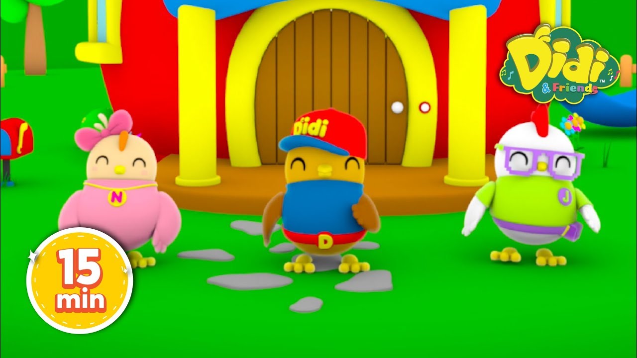 Kompilasi Lagu Kanak-Kanak Didi & Friends | Lagu Menari Dan Bersenam| 15 Minit