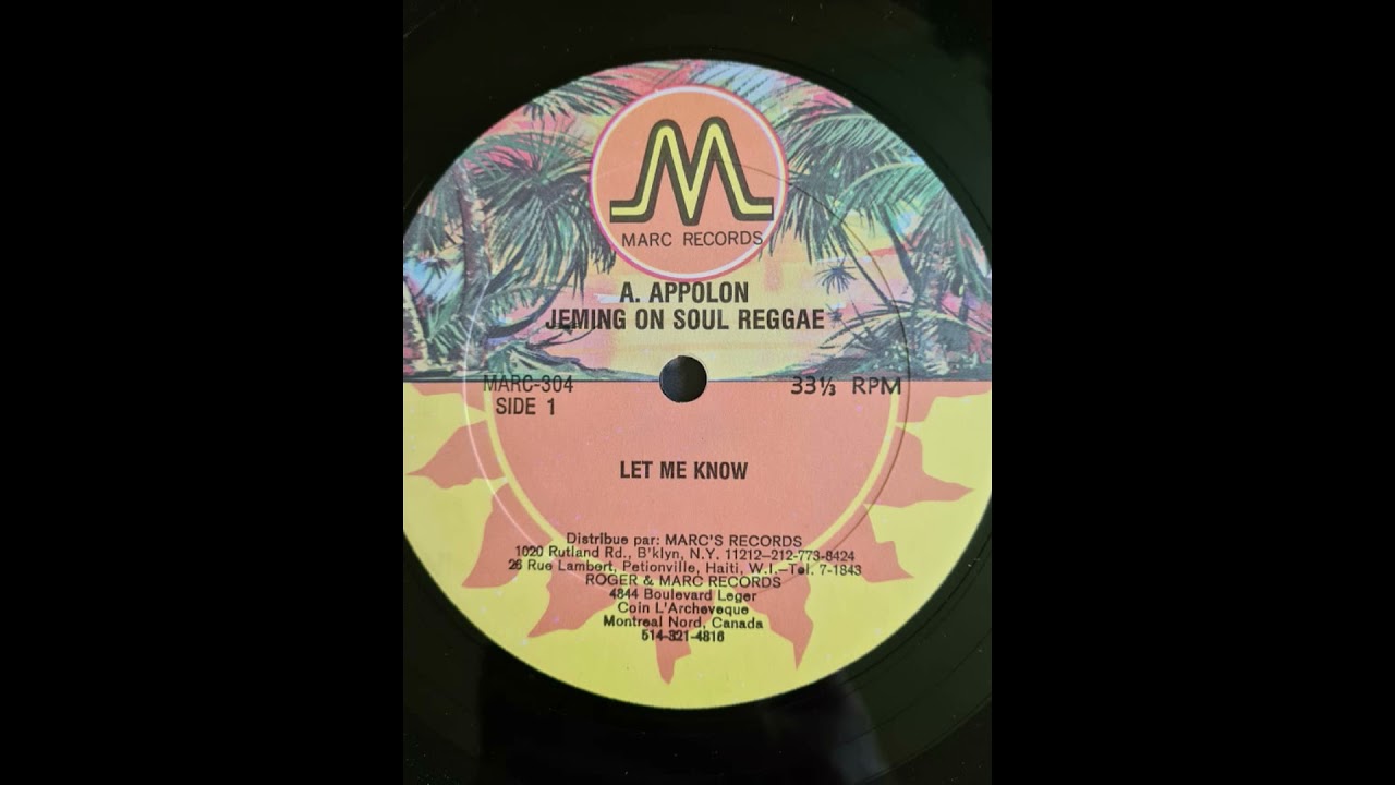 A. Appolon - Let me Know (heavy roots lovers )