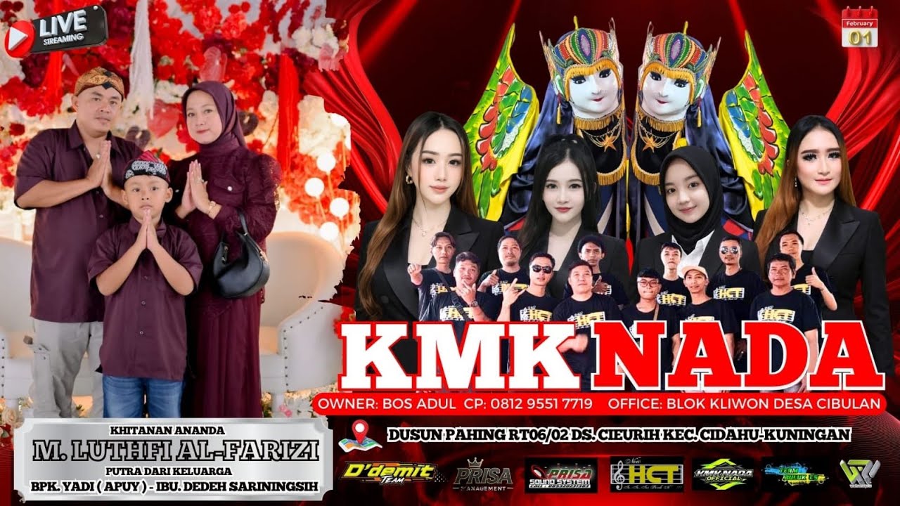 🔴LIVE'' Pagi KMK NADA OFFICIAL ''KHITAN MUHAMMAD LUTHFI AL - FARIZI '' CIEURIH, 01 JANUARI 2026
