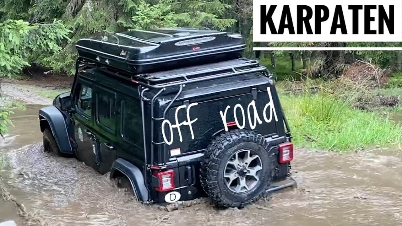 Wir testen Jeep Wrangler Rubicon off road in den Karpaten