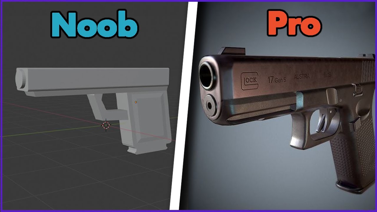 Blender Noob против Blender Pro