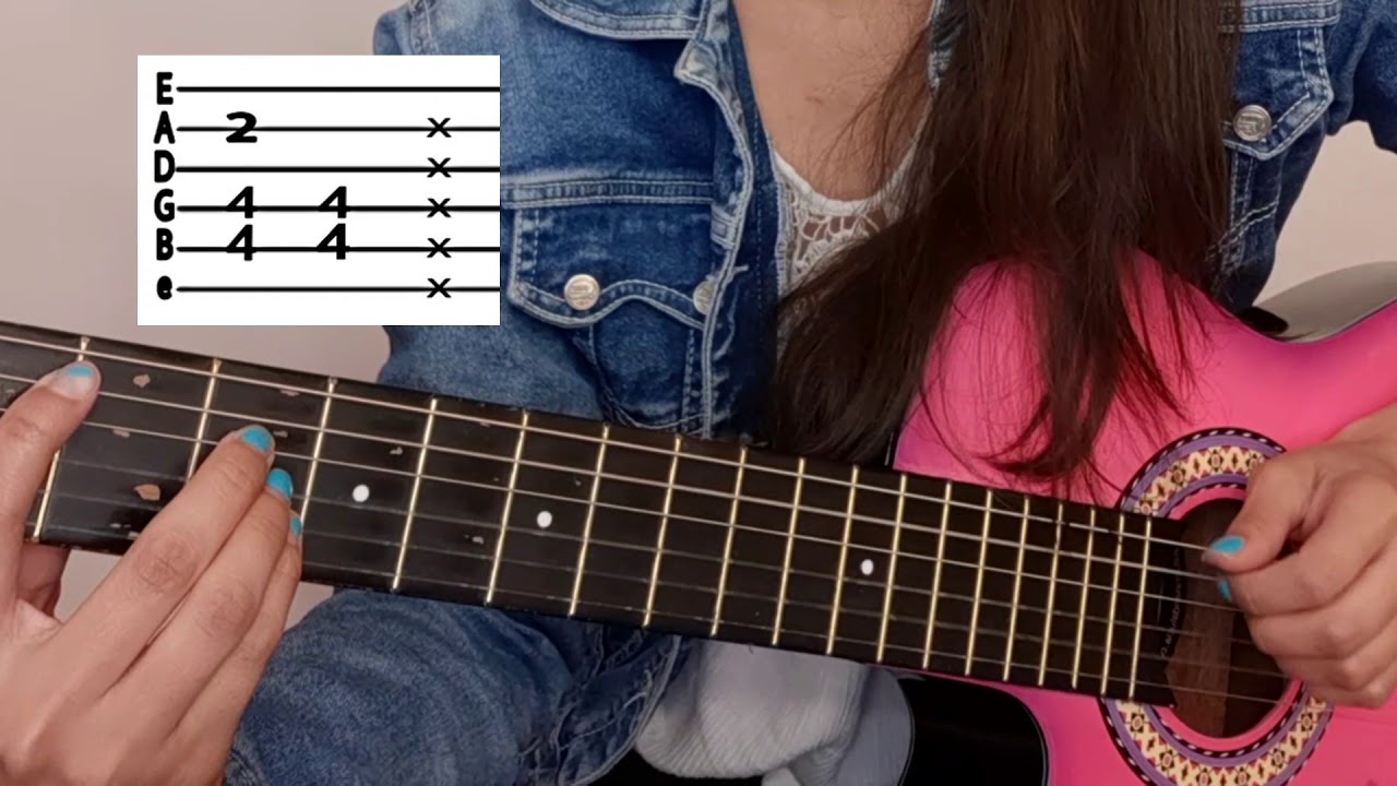 QUE MAS PUES - TUTORIAL GUITARRA ( ARPEGIO)