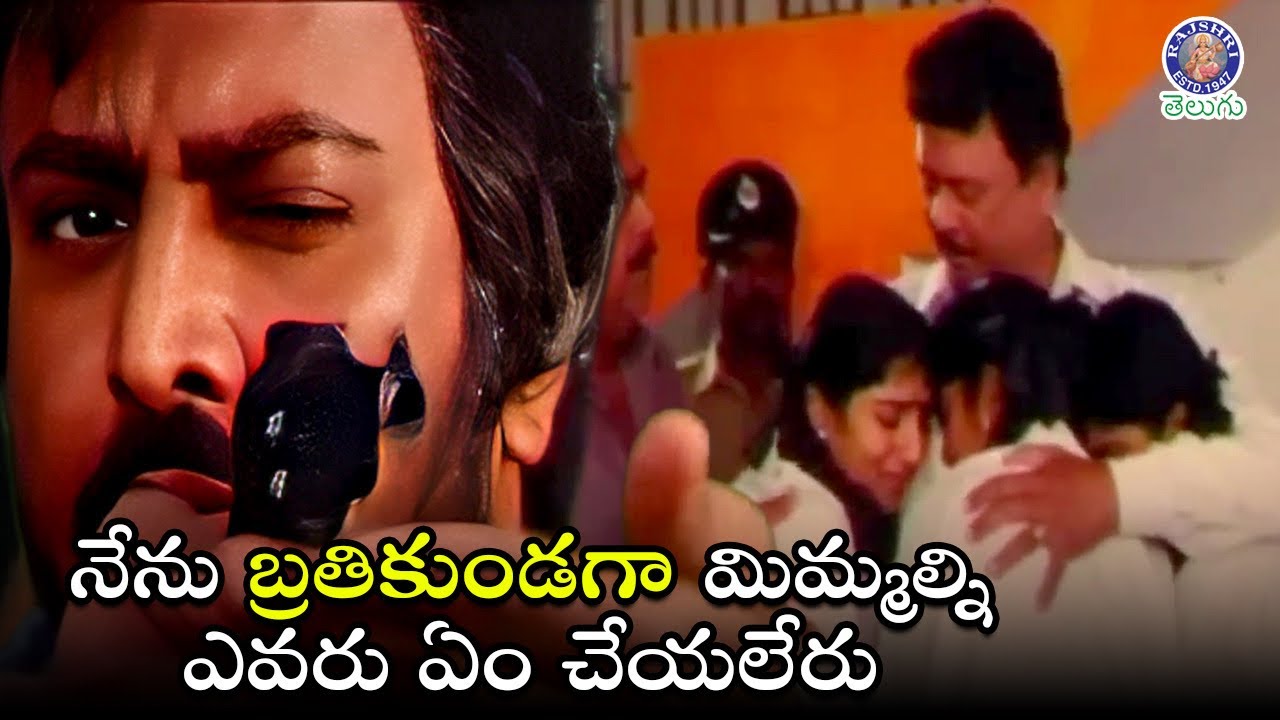 నేను బ్రతికుండగా మిమ్మల్ని ఎవరు ఏం చేయలేరు Mohan Babu & Krishnam Raju Best Scene | Khaidi Garu