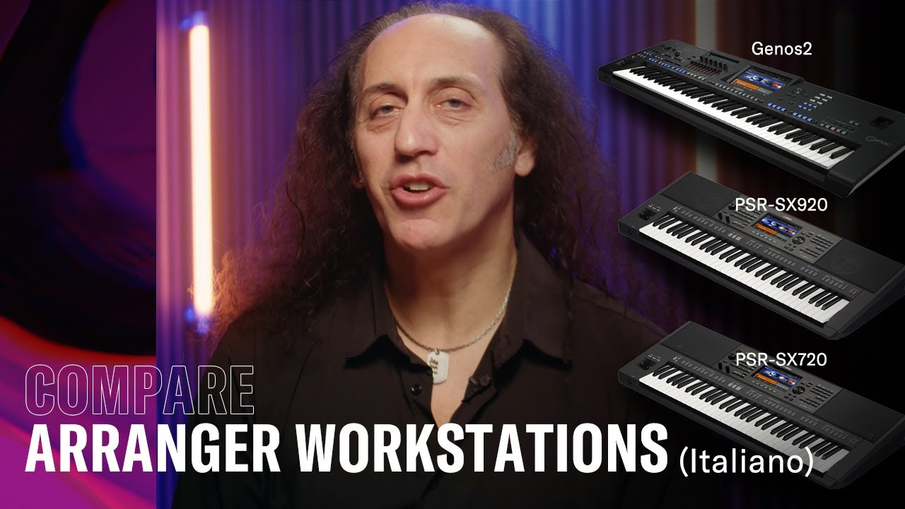 Сравните рабочие станции Yamaha Arranger (итальянские)
