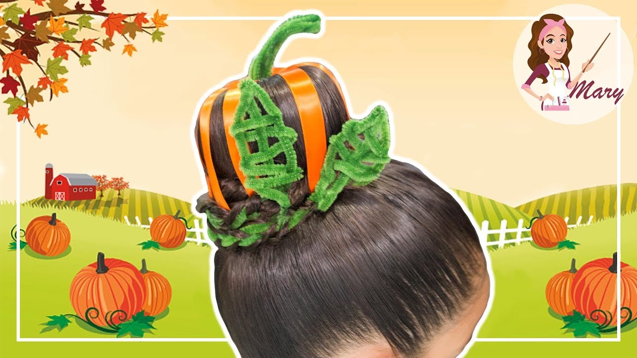 PEINADO DE CALABAZA PARA HALLOWEEN