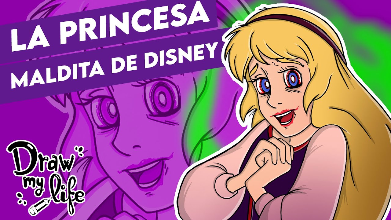 La PRINCESA MALDITA de DISNEY | Draw My Life en Español