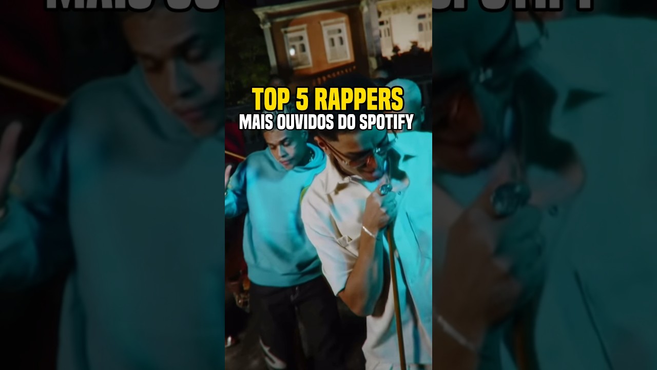 Os 5 Rappers mais ouvidos do Brasil🇧🇷 #trap #trapbr #veigh #mccabelinho #wiu