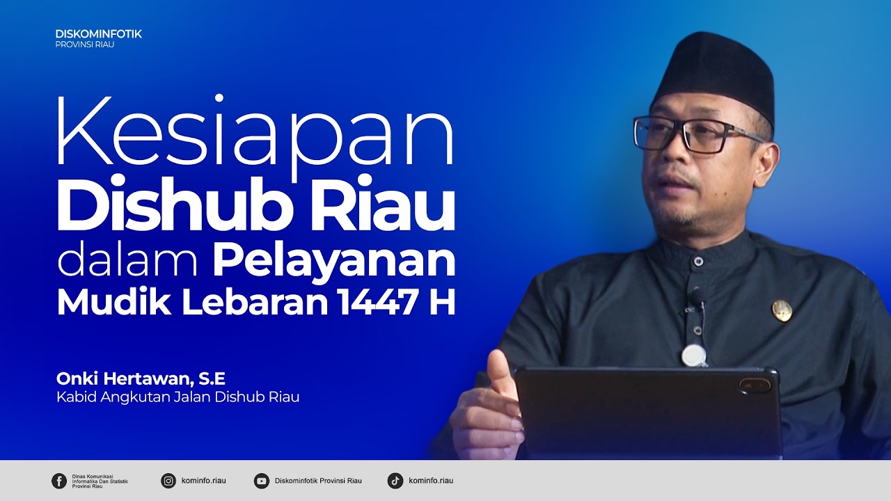 Kesiapan Dishub Riau dalam Pelayanan Mudik Lebaran 1447 H