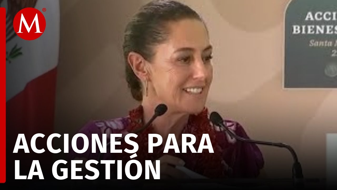 Claudia Sheinbaum y AMLO encabezan Acciones para el bienestar de Oaxaca