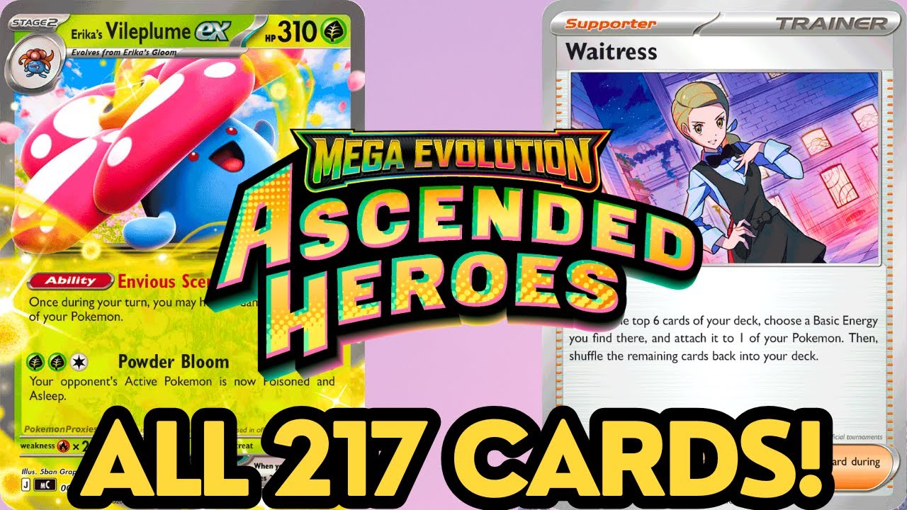 Full Ascended Heroes Set List + Card Buying Guide