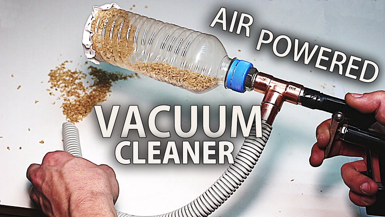 How to Make an Air Powered Mini Vacuum Cleaner - Venturi Effect