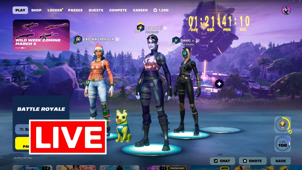 IGRAMO TRIOS MOZDA POSLE AMONG US FORTNITE BALKAN LIVE