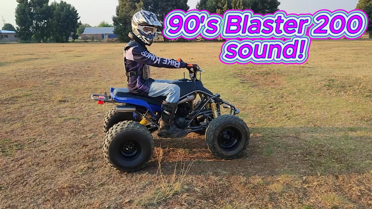 1995 Yamaha Blaster 200 - Raw Power and Roaring Sound
