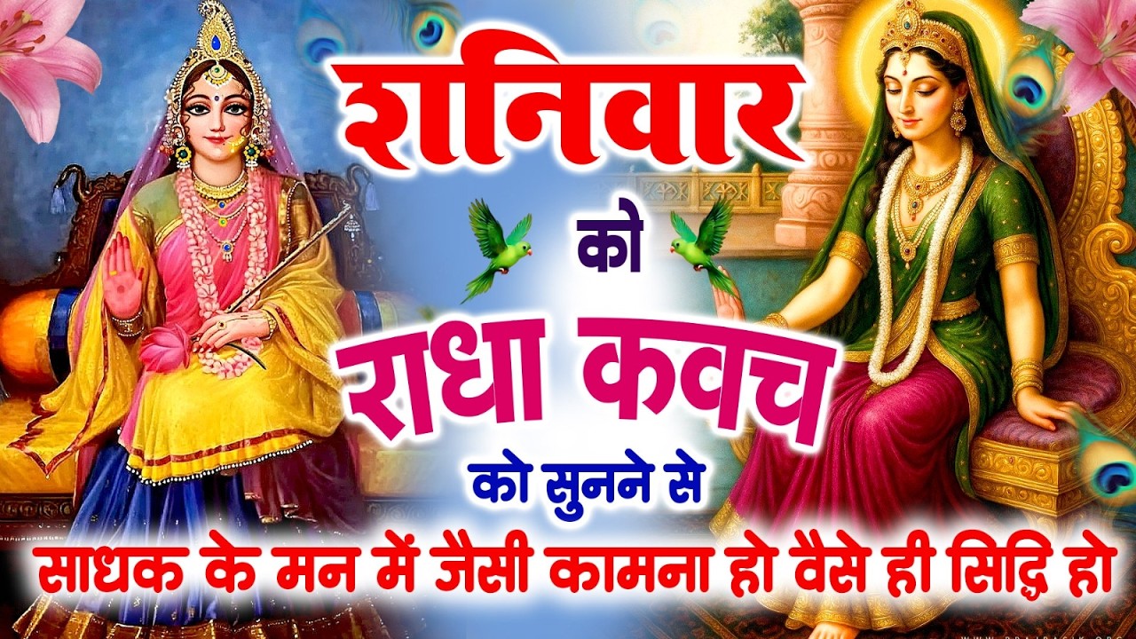 शनिवार को राधा कवच को सुनने से साधक के मन में जैसी कामना हो वैसे ही सिद्धि हो जाती है~Radha Kavach