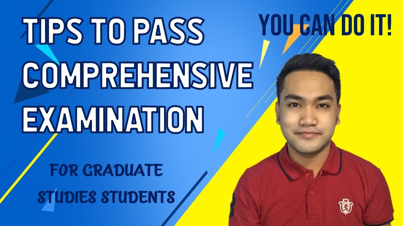 TIPS PARA MAKAPASA SA COMPREHENSIVE EXAMINATION