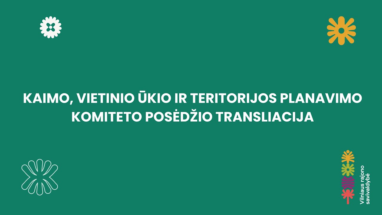 Kaimo, vietinio ūkio ir teritorijos planavimo komitetas 2026-02-11