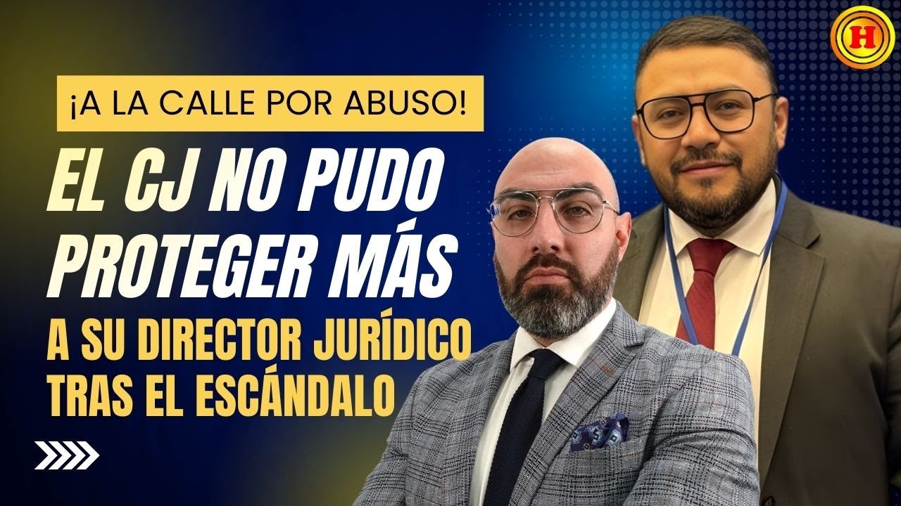 ¡VERGÜENZA NACIONAL! La Judicatura se limpia las manos: Cae director acusado de delitos sexuales