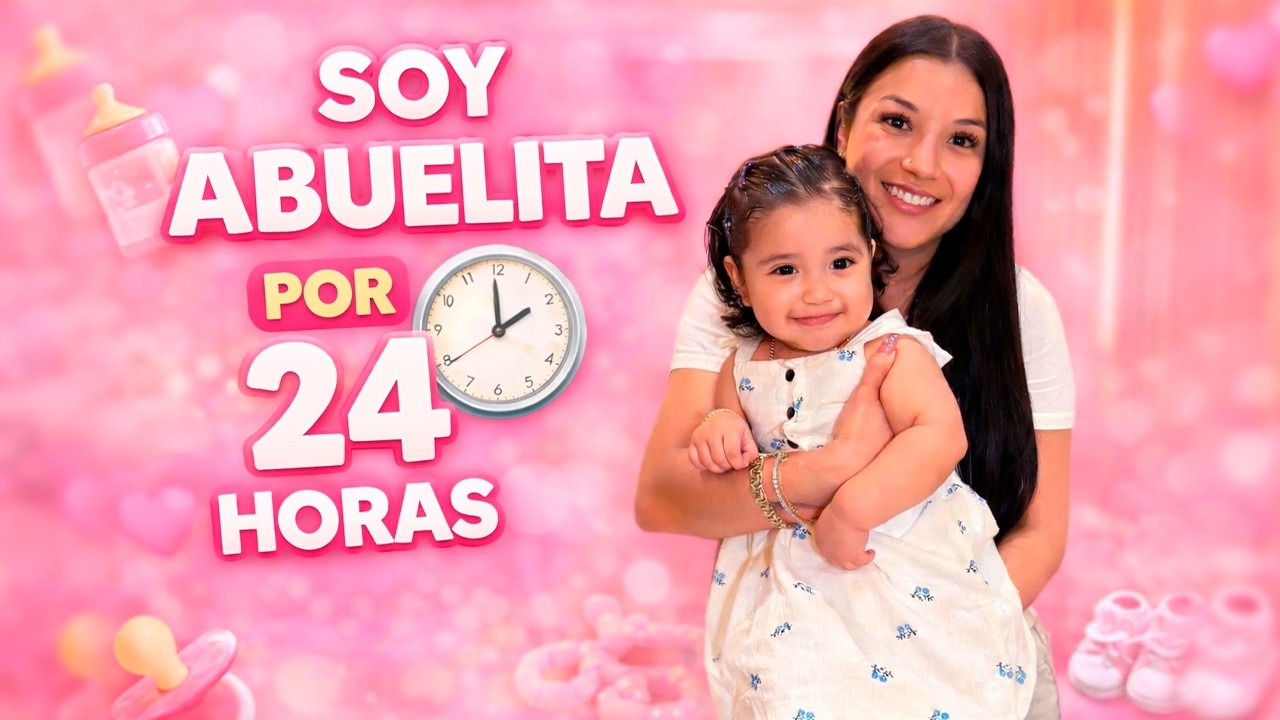SOY ABUELITA POR 24 HORAS Y ESTO PASÓ 😱 | MADRINA GEDIVA