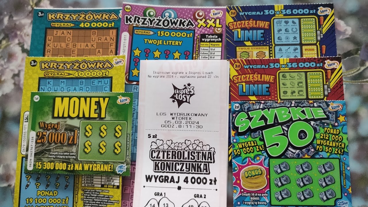 #zdrapki Expres los ☘️ Mix zdrapek za 30 zł 😀 Krzyżówki linie 50 money 🤑💰