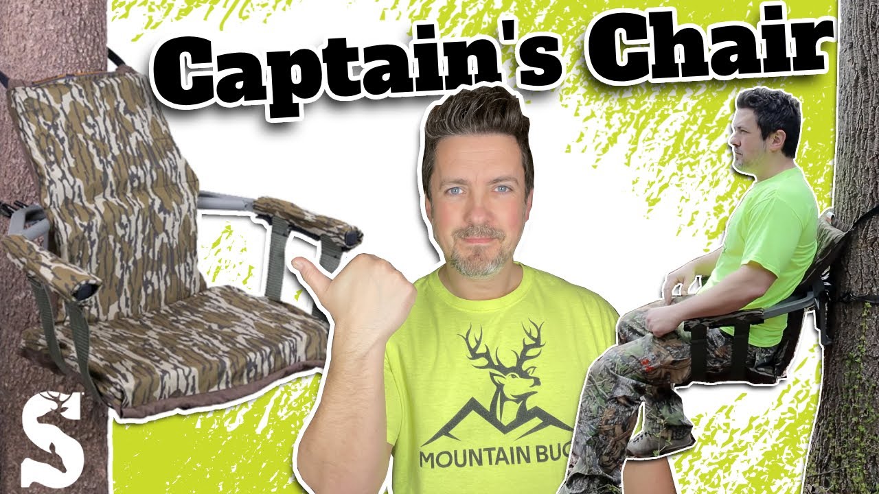Summit Captain’s Chair: Hunt from the Ground in this Ultra-Comfortable, Portable Chair 👌