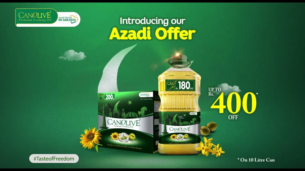 CanOlive Azadi Offer - Taste of Freedom
