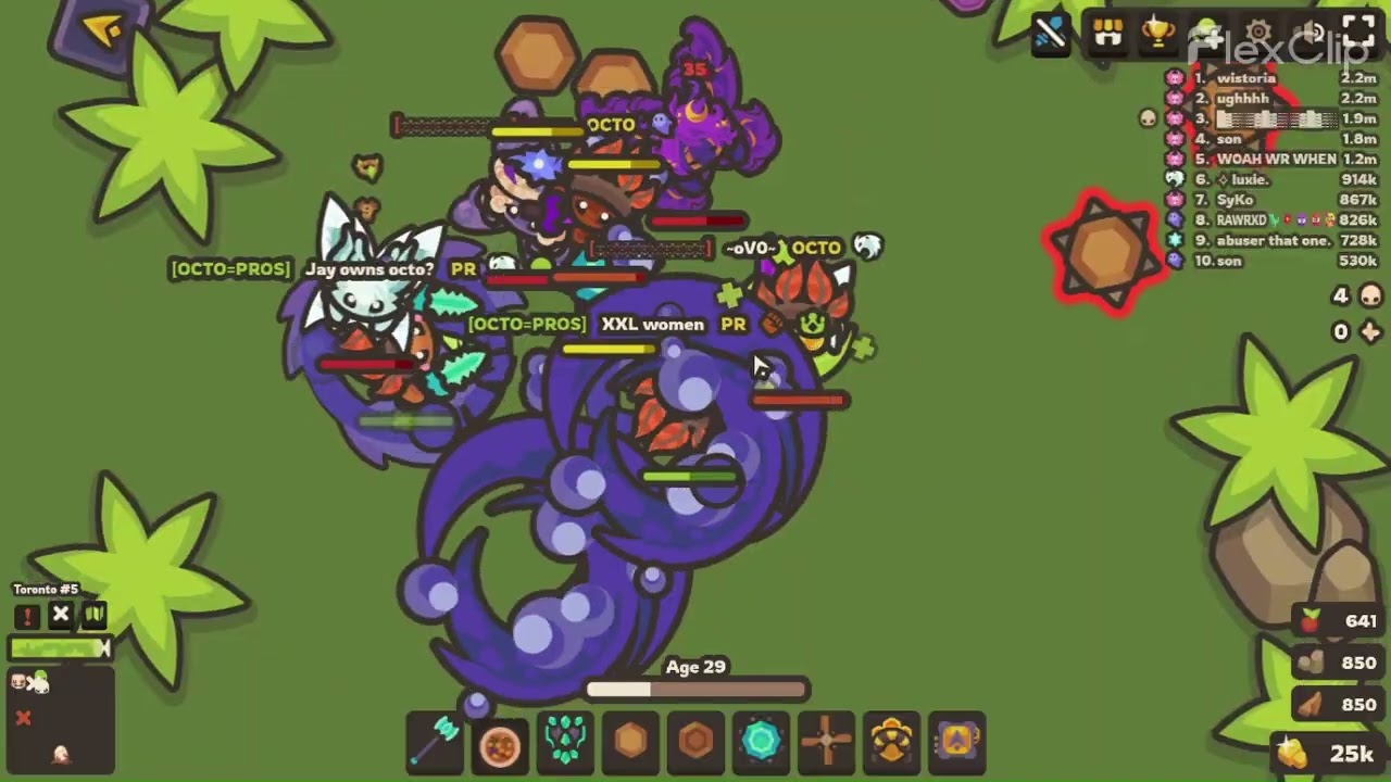 [TAMING.IO] OCTOS+ PLAYERS?