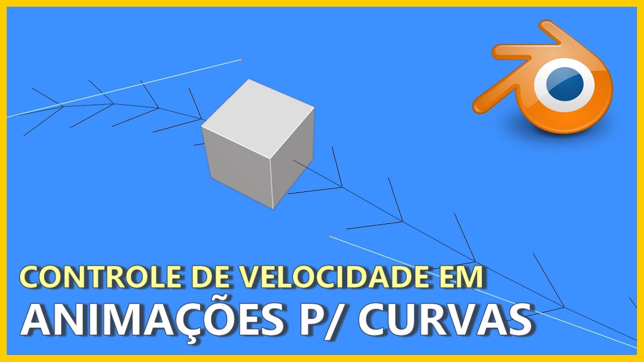 CONTROLE DE VELOCIDADE EM ANIMAÇÕES PELAS CURVAS BLENDER 3D