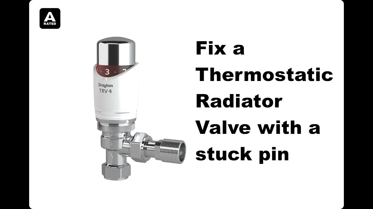 How to Repair a Thermostatic Radiator Valve (TRV) not working with a pin stuck