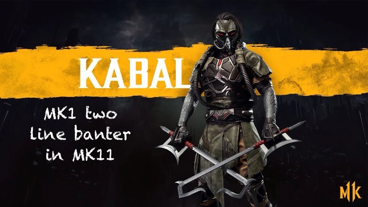 MK11 Kabal Intro Dialogues but in MK1 style