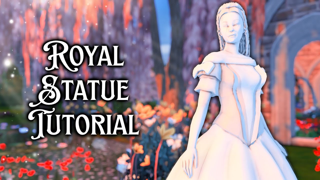 Make Your Very Own Royal Statue! │ Sims 4 Custom Content Tutorial  │ Victorian Royal Families