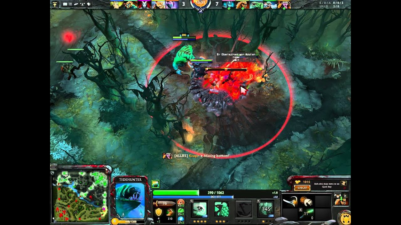 Dota2 Mr.Rager plays TideHunter Full HD
