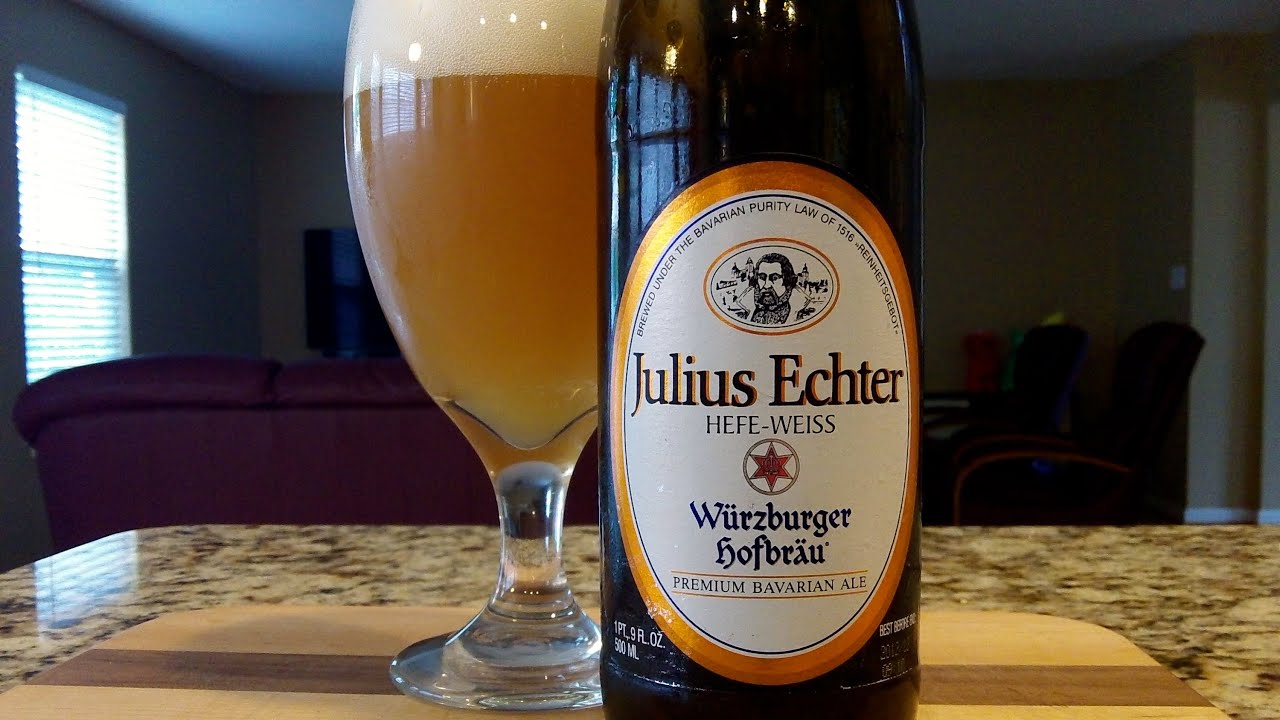 Julius Echter Hefe-Weiss (4.9% ABV) DJs BrewTube Beer Review #631