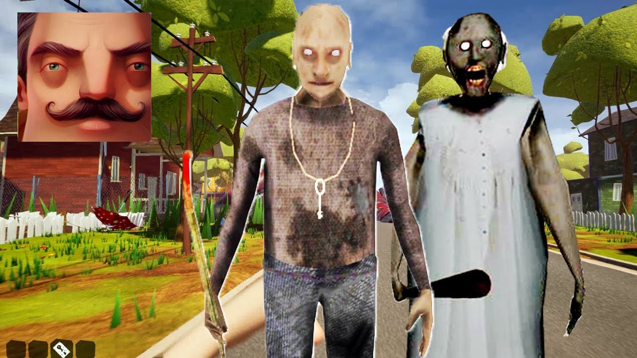 Hello Neighbor - My New Neighbor (Granny) Big Grandpa Final History Gameplay Walkthrough