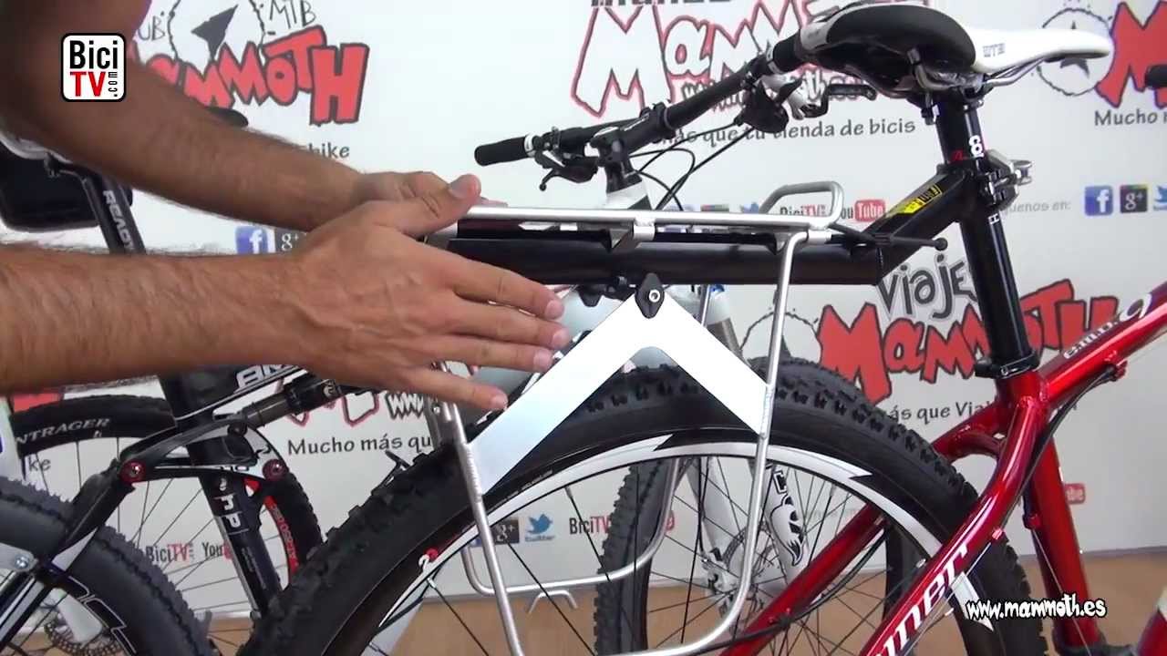 Como llevar equipaje sobre la bicicleta. Los transportines.