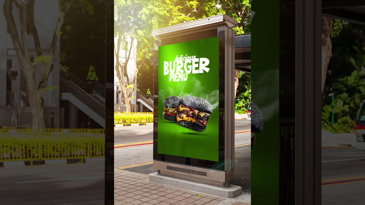 Motion graphics | Food promotional animation video ad #aftereffects #motiongraphics #burger
