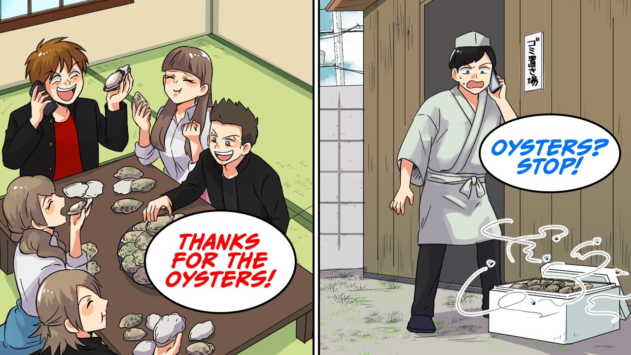 This kid in my class stole oysters from our restaurant, but then... [Manga Dub]