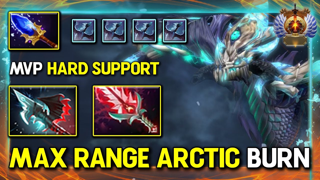 MVP HARD SUPPORT Winter Wyvern Aghs Scepter + Bloodthorn Build Max Range Arctic Burn 7.36a DotA 2