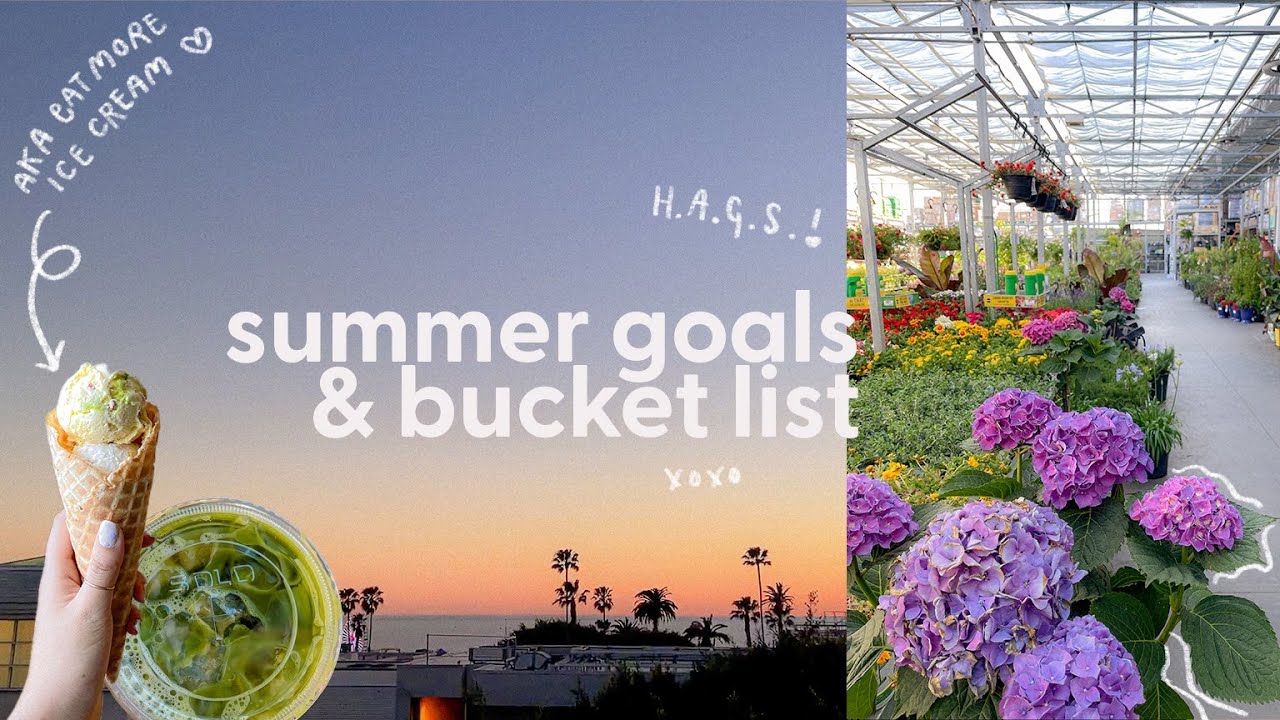 summer goals & bucket list (ft. new hobbies, books to read, & habits)