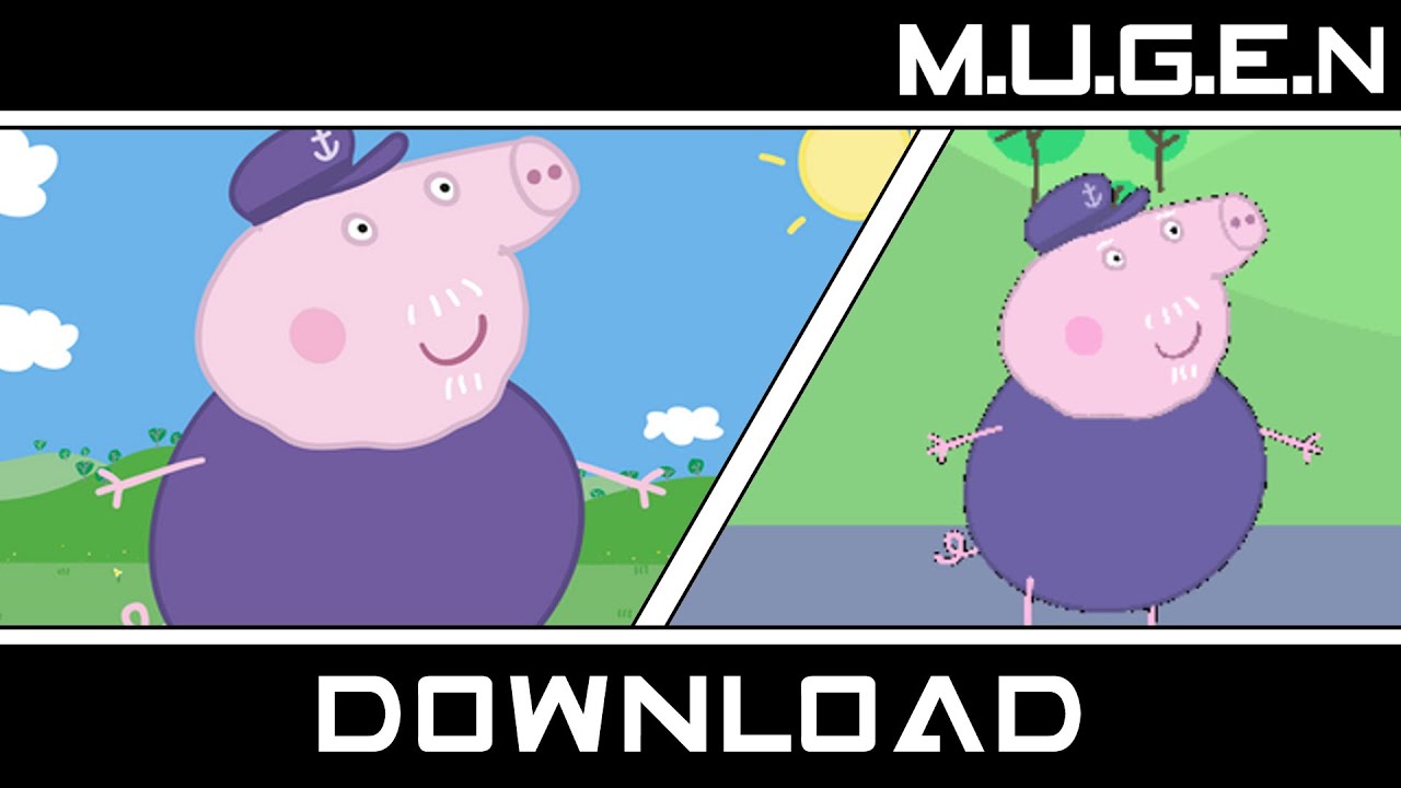 M.U.G.E.N. CHAR | Peppa Pig | Grandpa Pig by GTA e Mugen