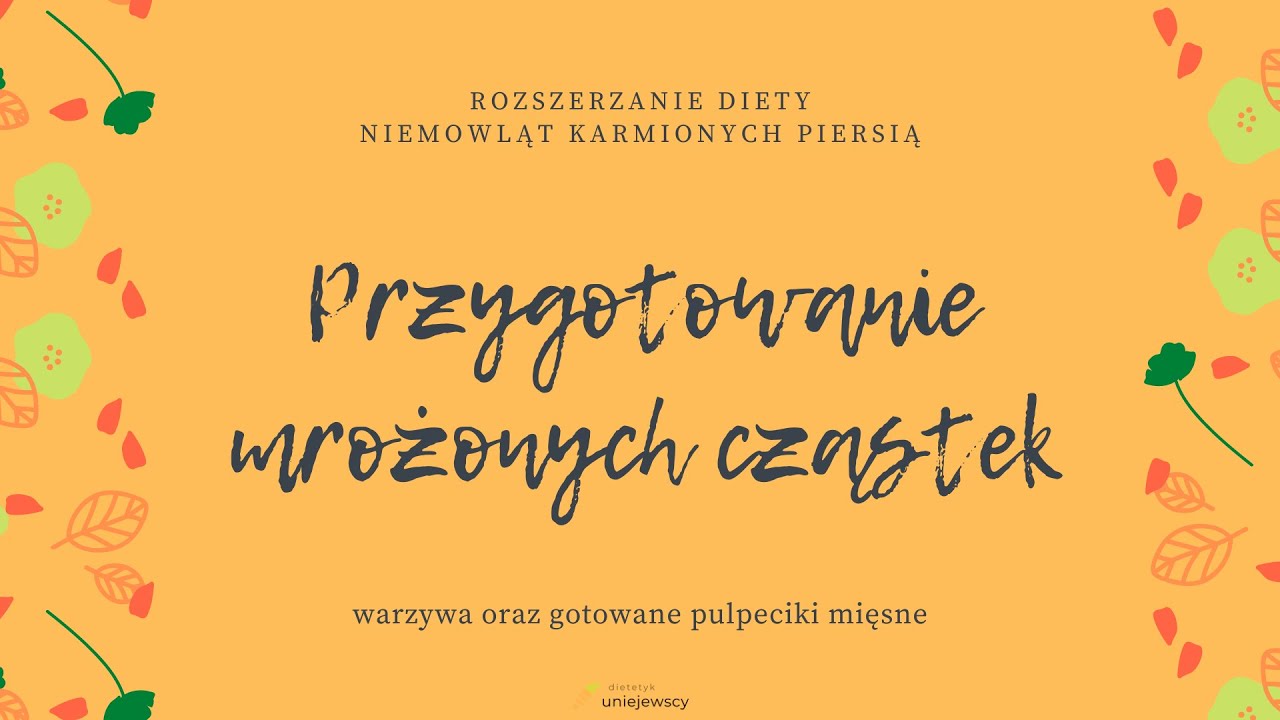 Rozszerzanie diety niemowląt w praktyce. Mrożone cząstki warzyw (i mięs).