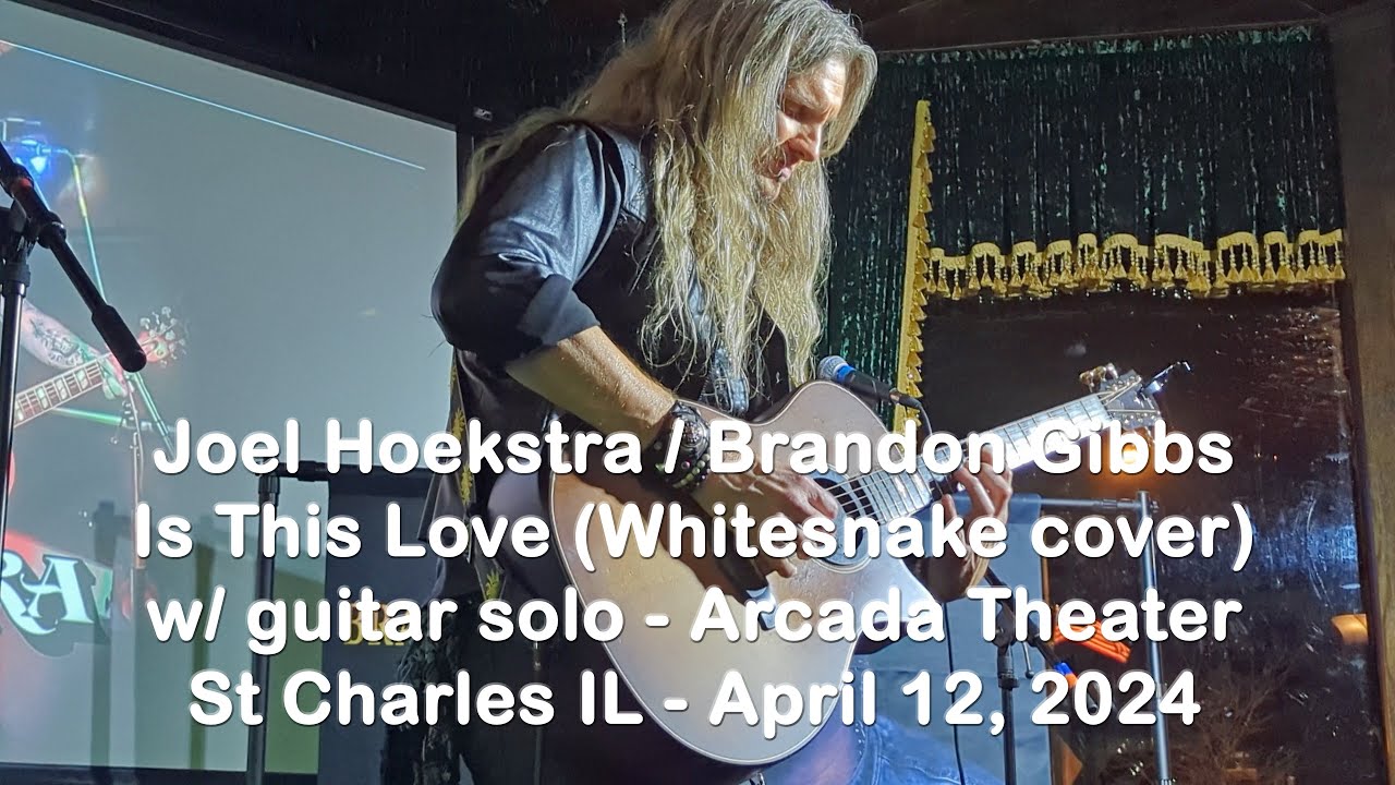 Hoekstra Gibbs Is This Love Whitesnake live acoustic cover Chicago Apr 12 2024