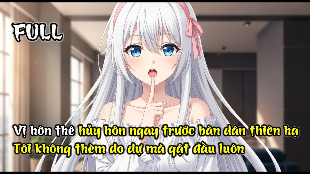 FULL VỊ HÔN THÊ HỦY HÔN NGAY TRƯỚC BÀN DÂN THIÊN HẠ TÔI KHÔNG THÈM DO DỰ MÀ GẬT ĐẦU LUÔN