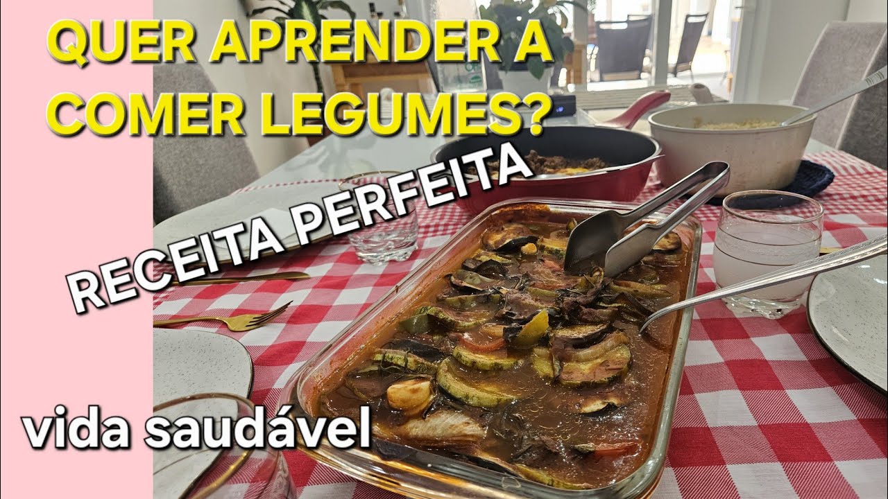 Ratatouille com temperos da minha horta.  Perfeito pra comer mais legumes.