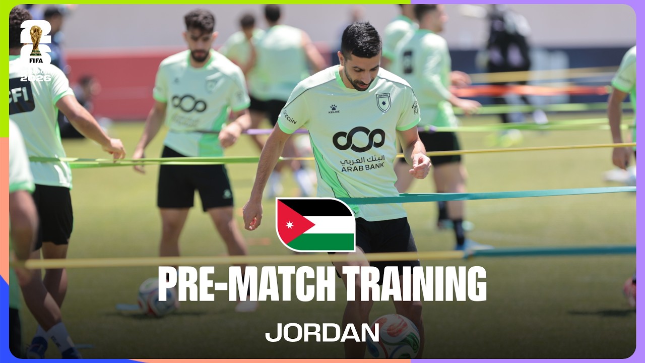 Jordan Train Before Algeria | FIFA World Cup 2026&trade;